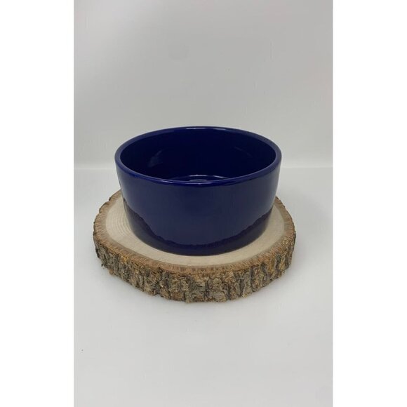 Rae Dunn NOSH Pet Bowl Ceramic Blue Artisan Collection By Magenta Dog Cat Gift - Picture 8 of 11